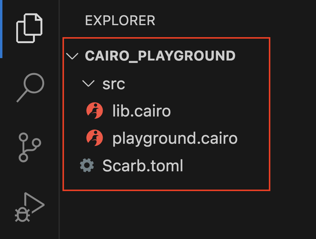 Cairo project folder structure