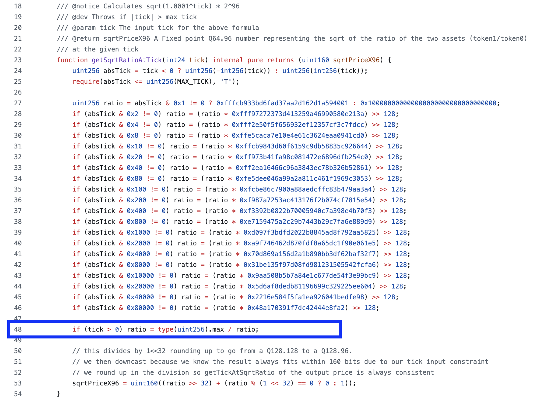 reciprocal computation