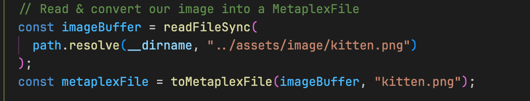 Typescript code to upload images to Irys