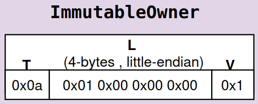 ImmutableOwner bytes layout