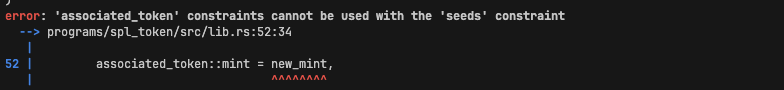 a syntax error shwoing that ATA cannot use seeds