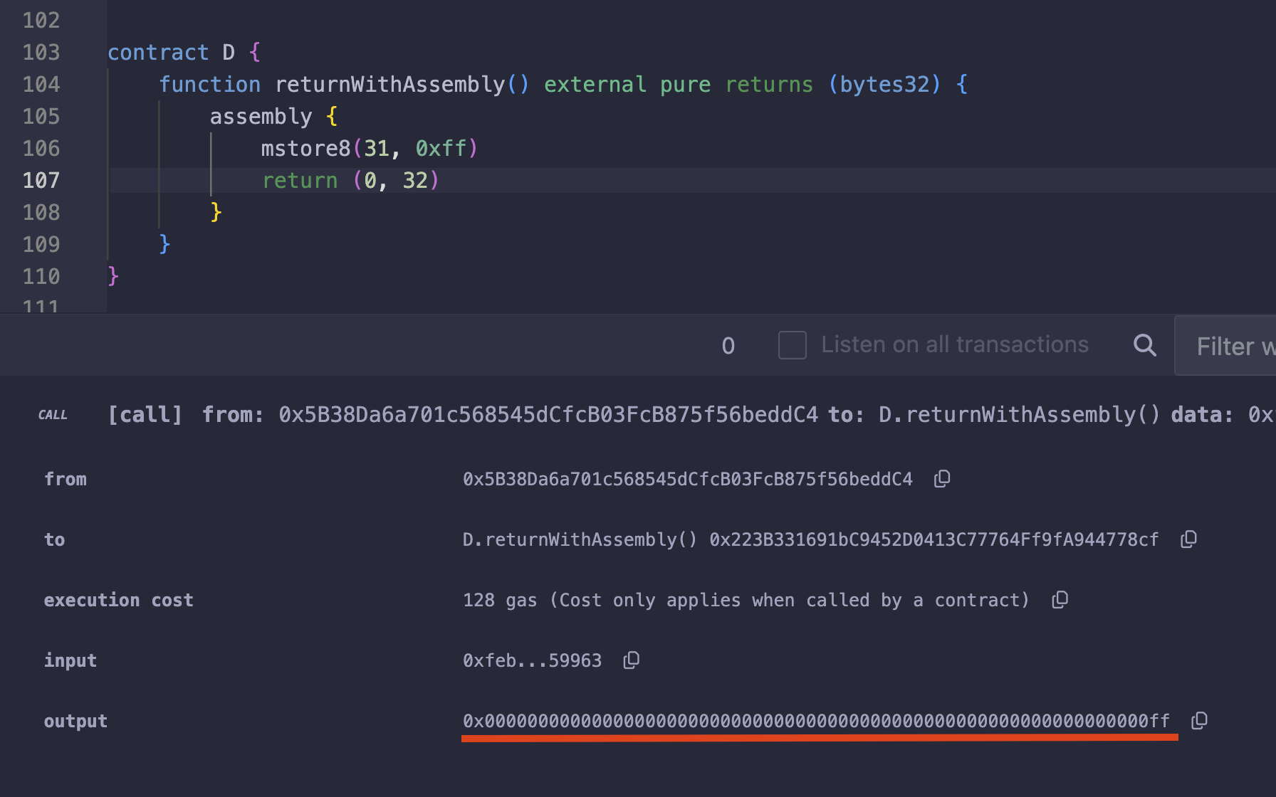 return value of memory in bytes