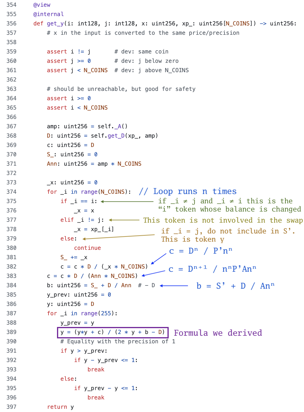 screenshot of get_y() annotated